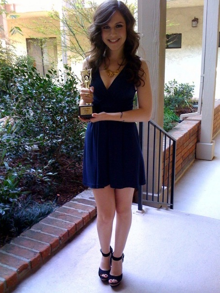 Erin Sanders Just won a Young Artist Award for my role as Camille on Big 